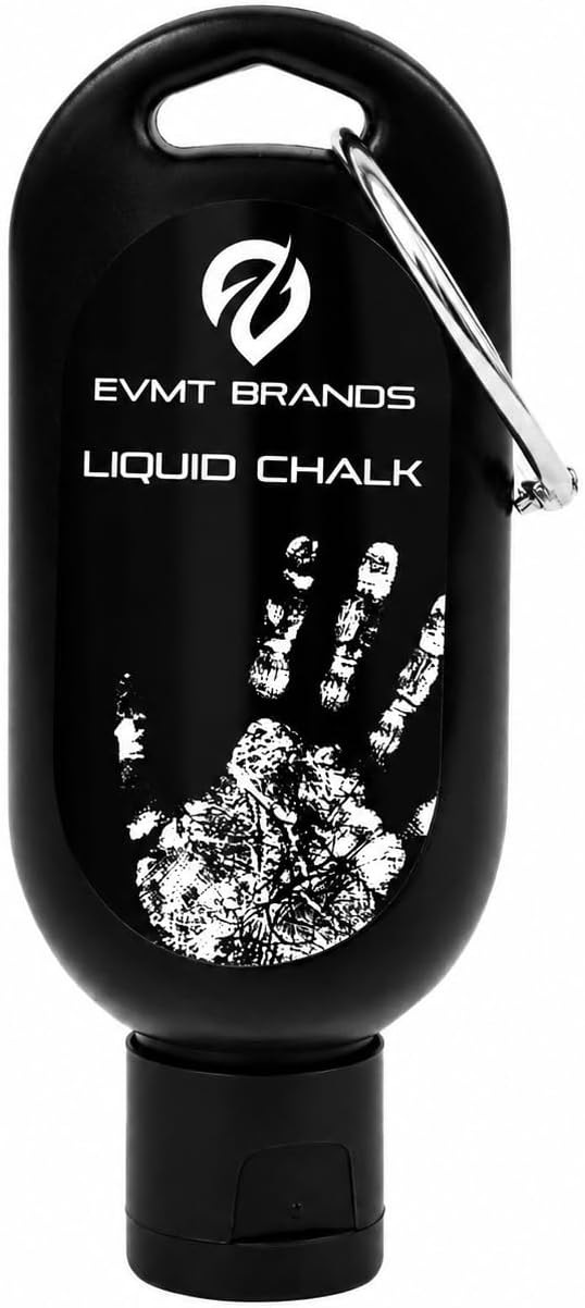 EVMT Brands Liquid Chalk: Mess-Free, Sweat-Resistant Grip for Weightlifting, Gymnastics, and More
