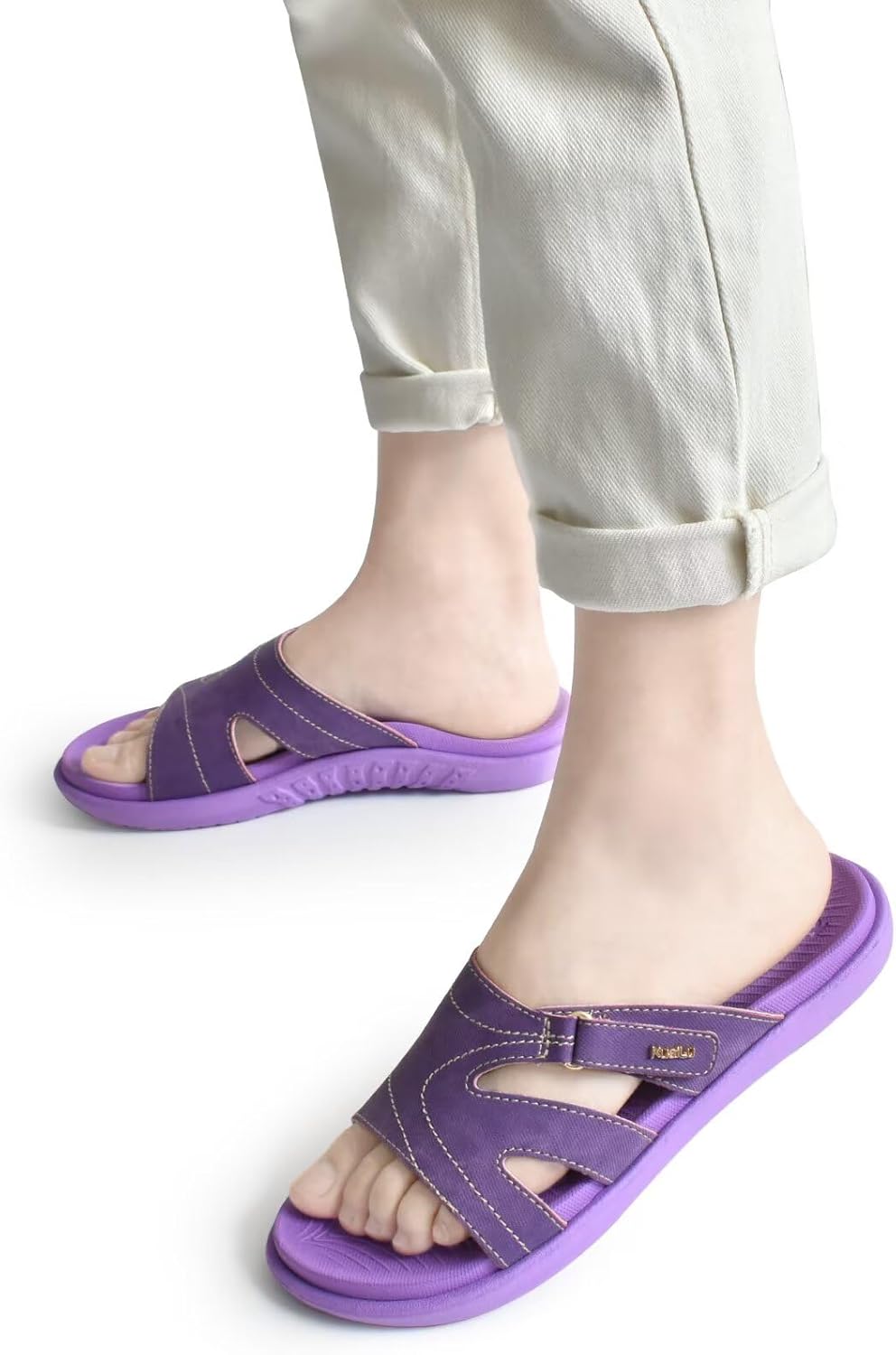 Thumbnail 1 de KuaiLu Womens Fashion Orthotic Slides with Arch Support – Cushioned Lightweight Sandals