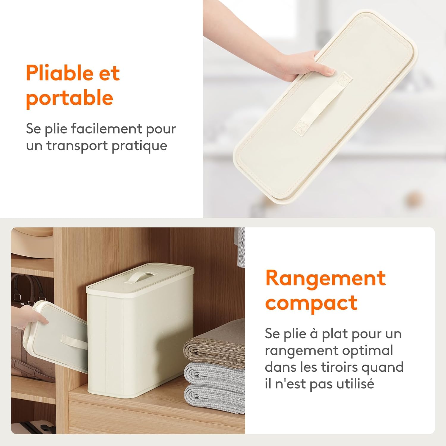 Thumbnail 5 de Lifewit Rangement Papier Toilette 23L Blanc Crème