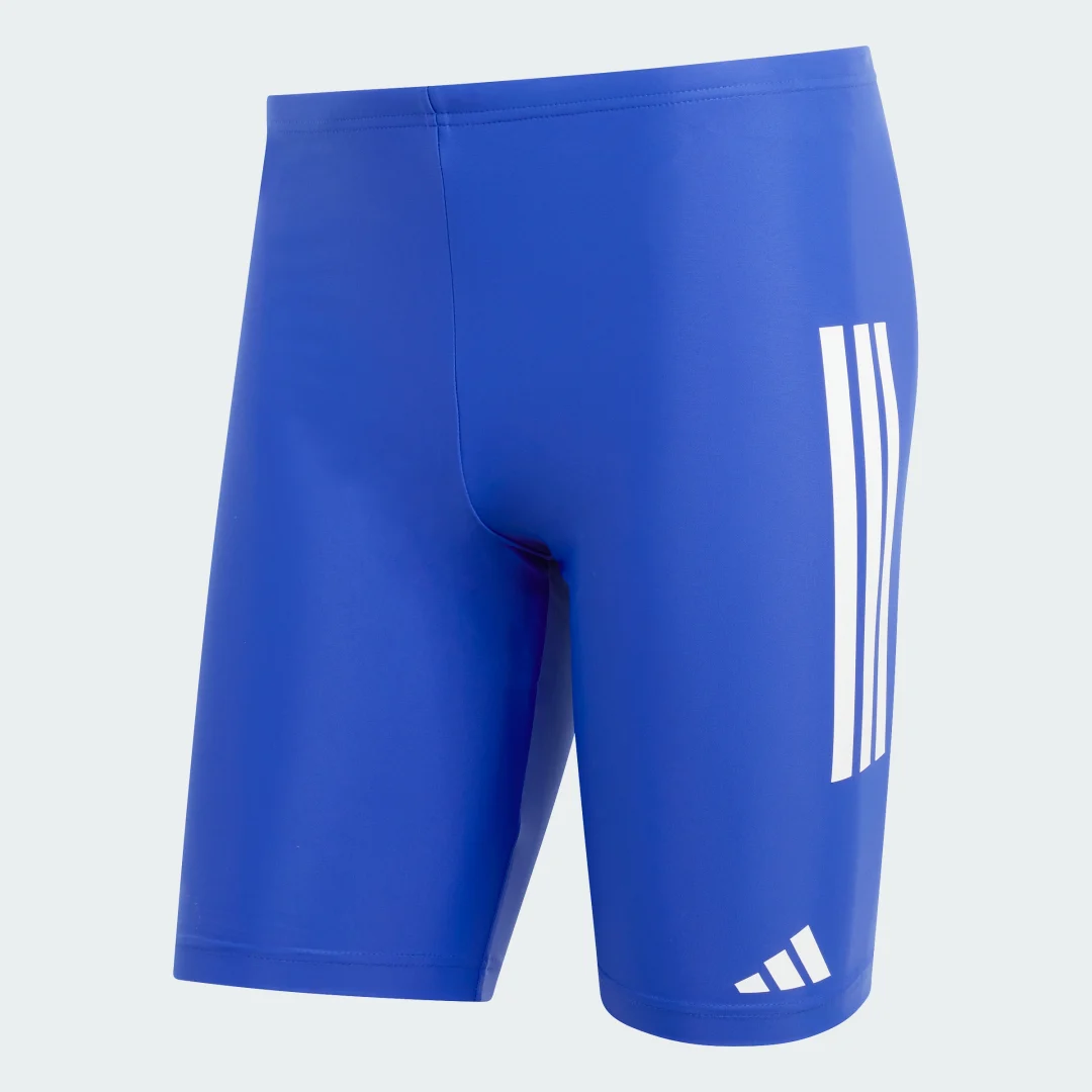 Detalle 2 de Bañador largo 8-Inch 3 bandas de Adidas — color azul