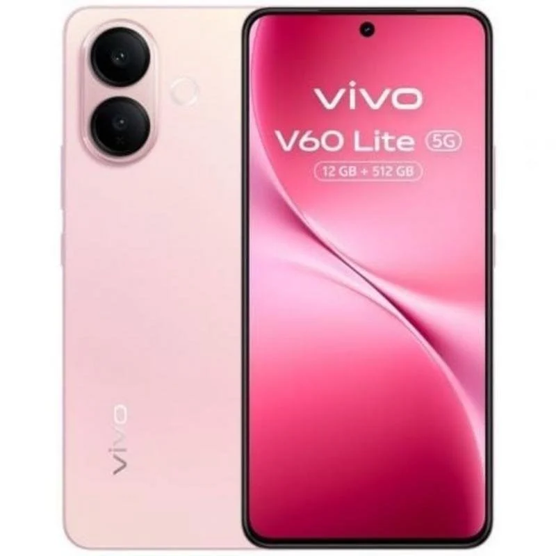 Detalle de Vivo V60 Lite 5G 12GB/512GB Rosa Pop: potencia, pantalla AMOLED y autonomía para usuarios exigentes