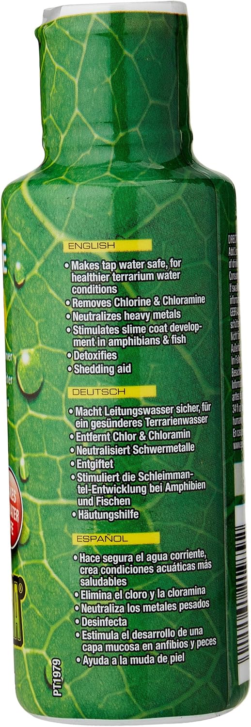 Detalle 2 de Exo Terra Reptile Aquatize Conditioner, waterbehandeling voor terraria, 120 ml