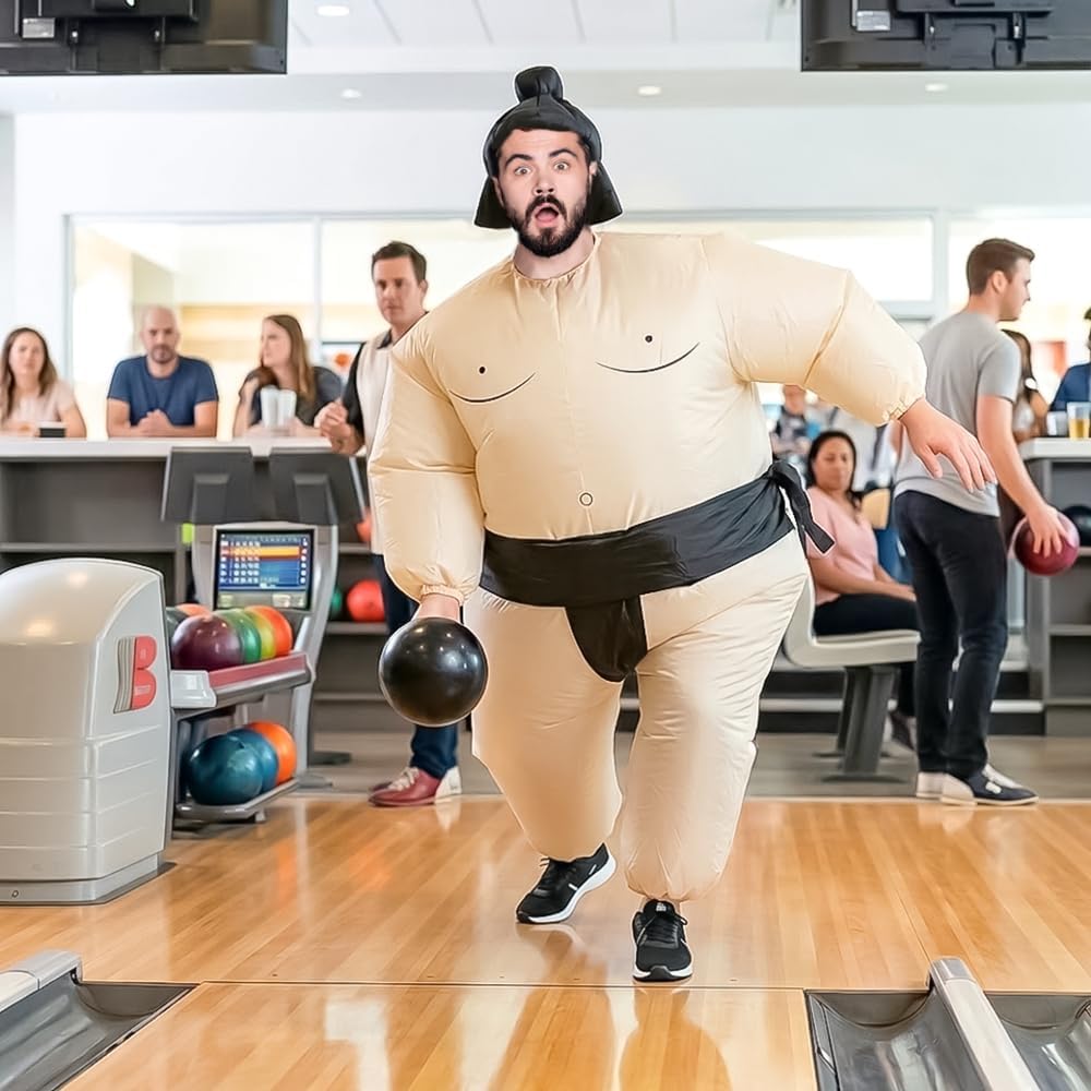 Detalle 1 de Rafalacy Inflatable Sumo Wrestler Costume