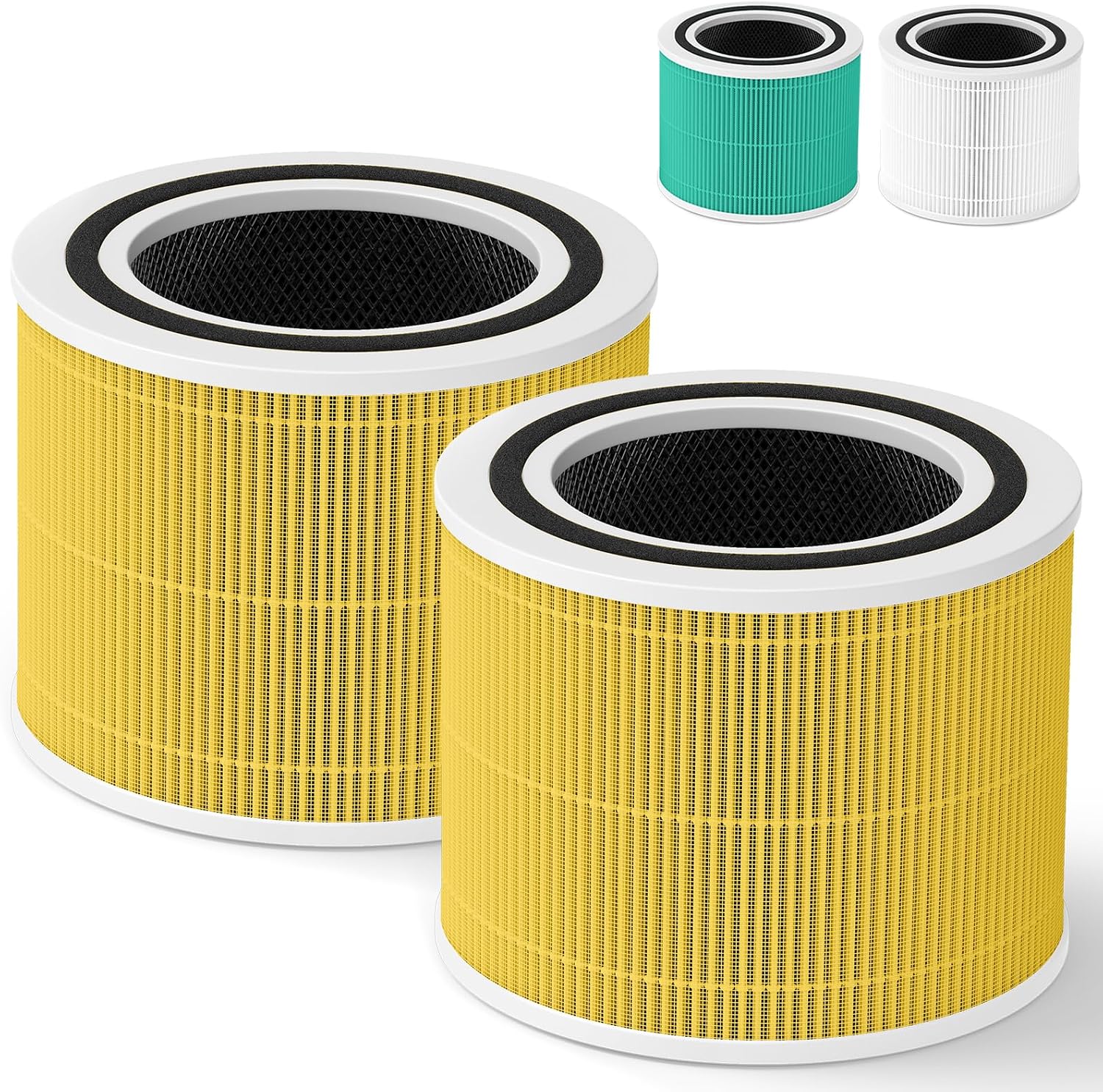 Detalle de Colorfullife Model 1 Core 300-P Compatible Air Purifier Filter, 2-Pack