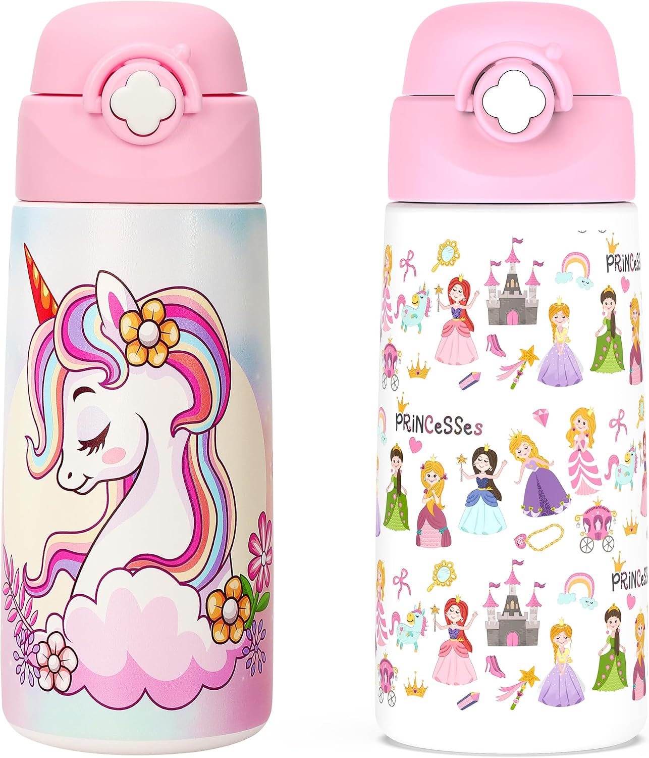 Thumbnail 6 de Kinder-Trinkflasche Ntswasd Edelstahl 500 ml mit Strohhalm & Thermo-Isolierung (BPA-frei) – Auslaufsicher für Schule & Kindergarten