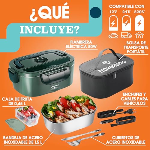 Thumbnail 4 de TRAVELISIMO Fiambrera Electrica 1,5L 🍱