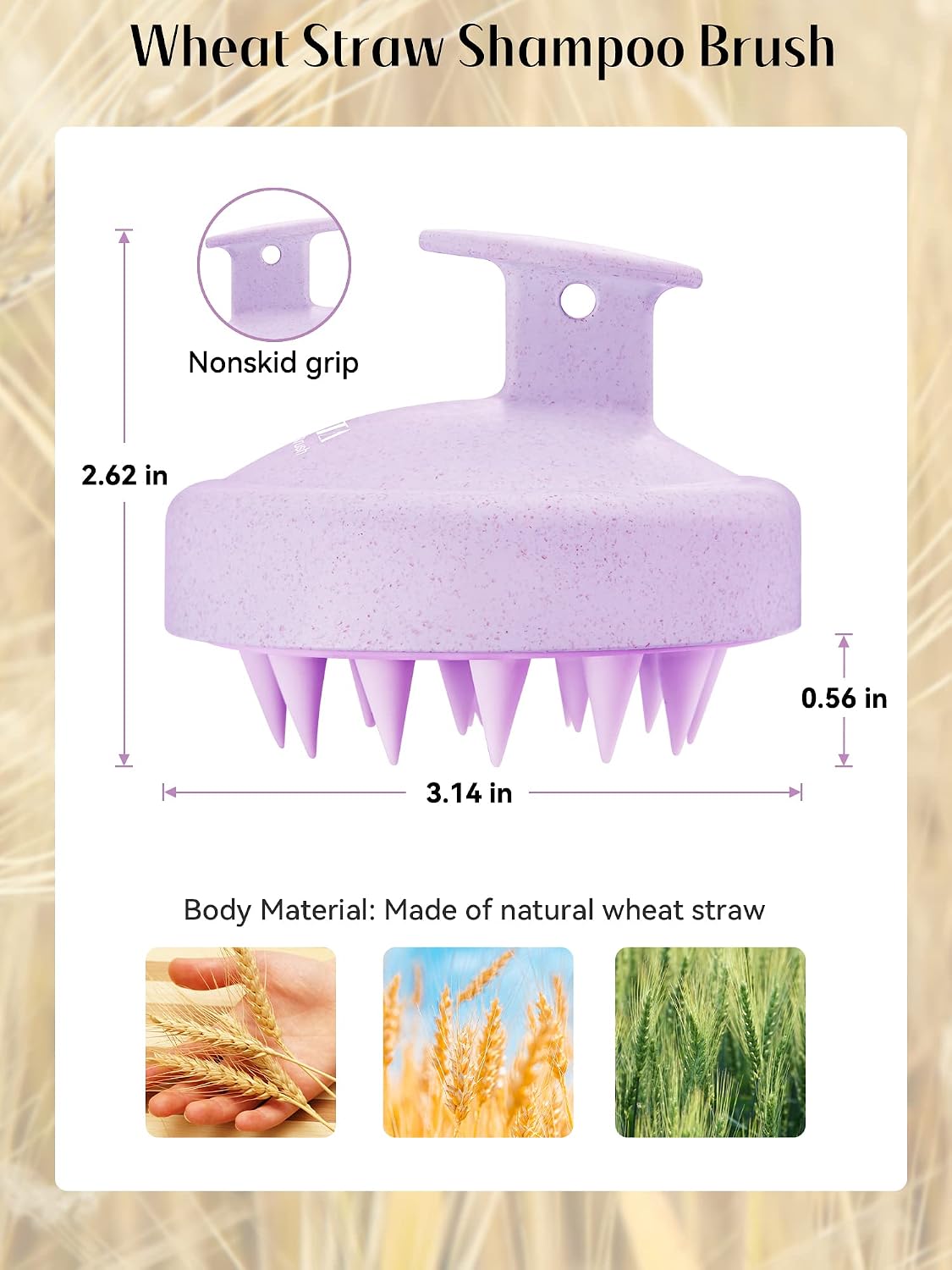 Detalle 2 de HEETA Scalp Massager with Silicone Bristles