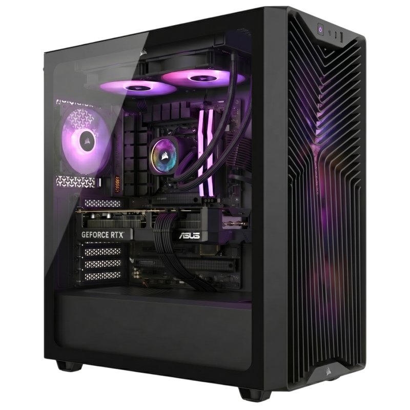 Detalle de Epical-Q Bucaneer Steel I: Ryzen 5 9600X, 24 GB, 1 TB NVMe, RTX 5060 y Windows 11 Pro