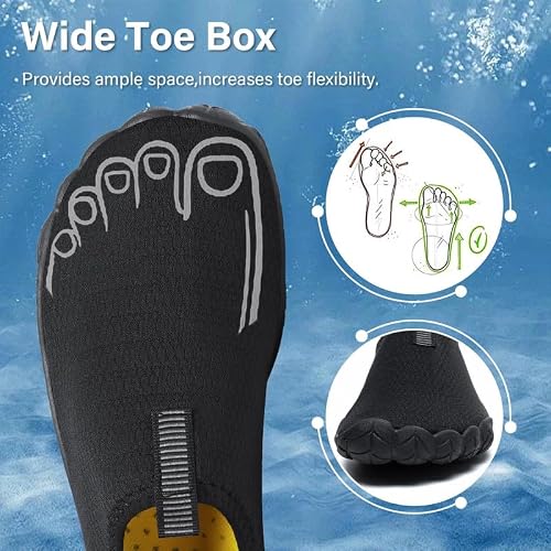 Detalle 2 de Zapatillas anfibias ziitop Unisex – Zapatos descalzos para playa y agua, secado rápido y antideslizantes