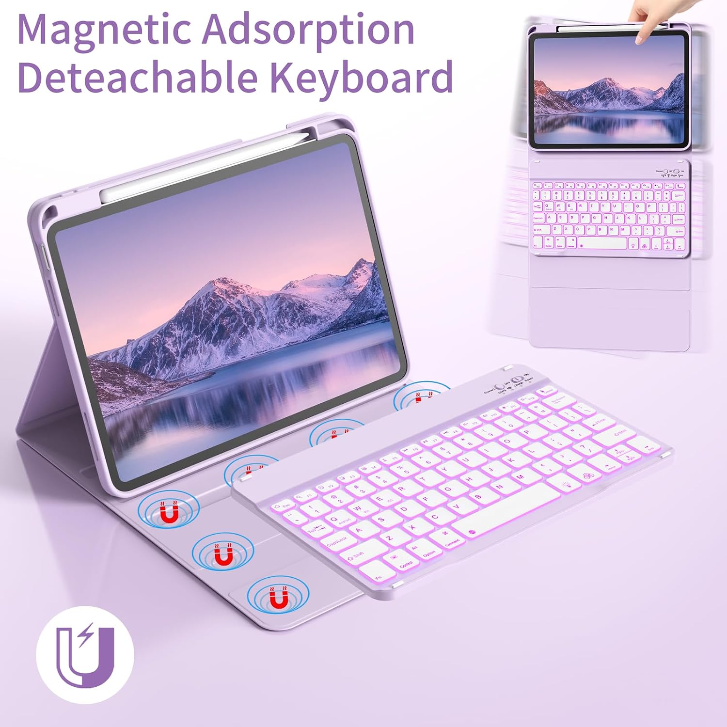 Thumbnail 5 de ZOYU iPad Keyboard Case A16 11th Gen