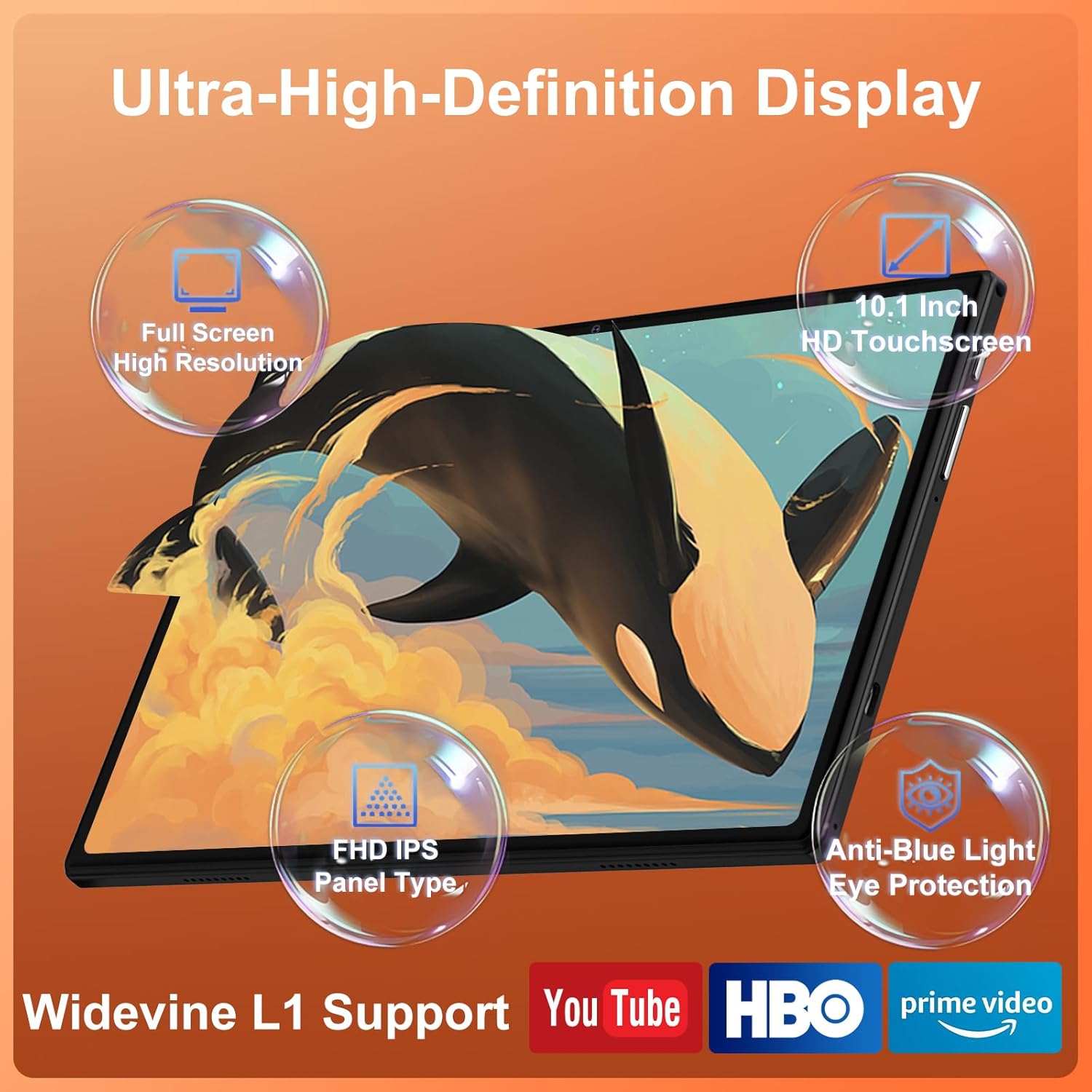 Thumbnail 2 de JUSYEA 2026 Tablet 10 Inch Android 15 – 30GB RAM, 128GB ROM, TF 2TB, 8000mAh, Gemini AI