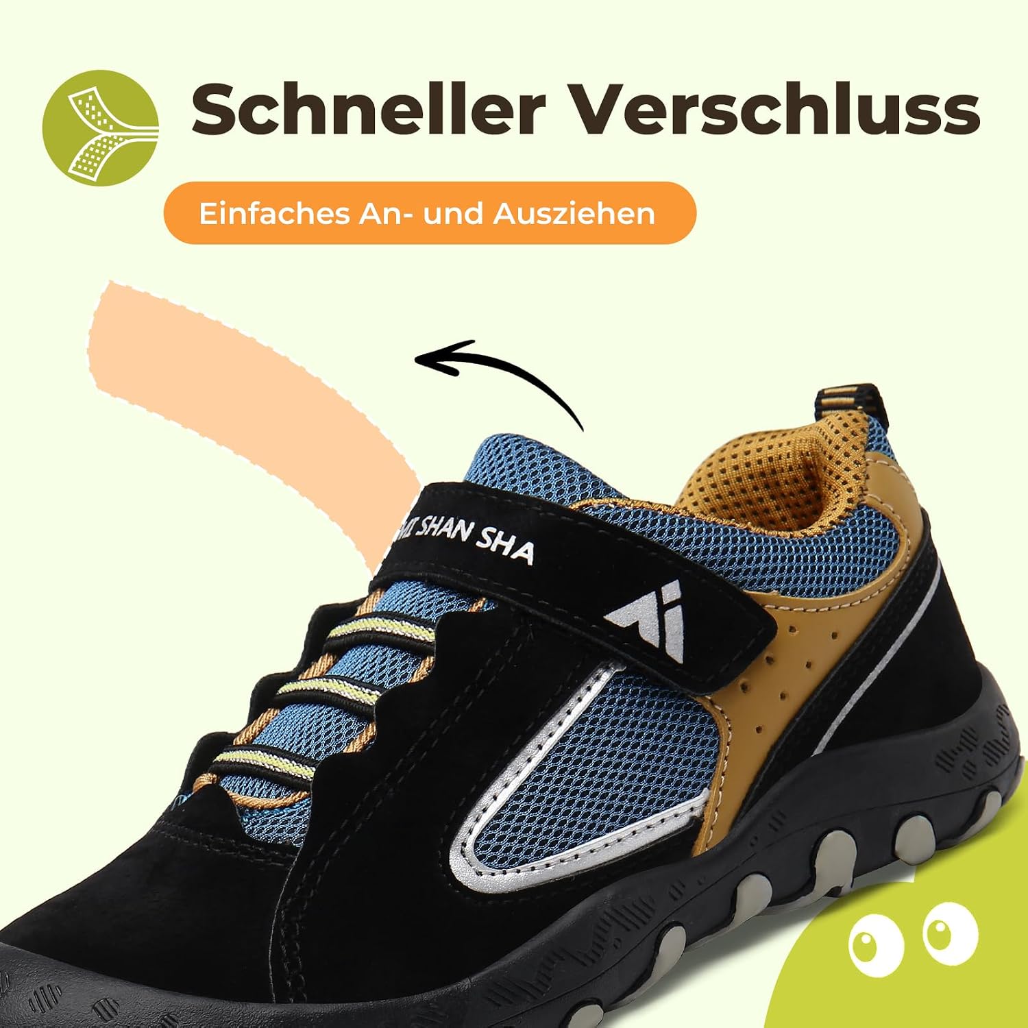 Detalle de Mishansha Unisex Kinder-Trekkingschuhe & Wanderschuhe (24–38)