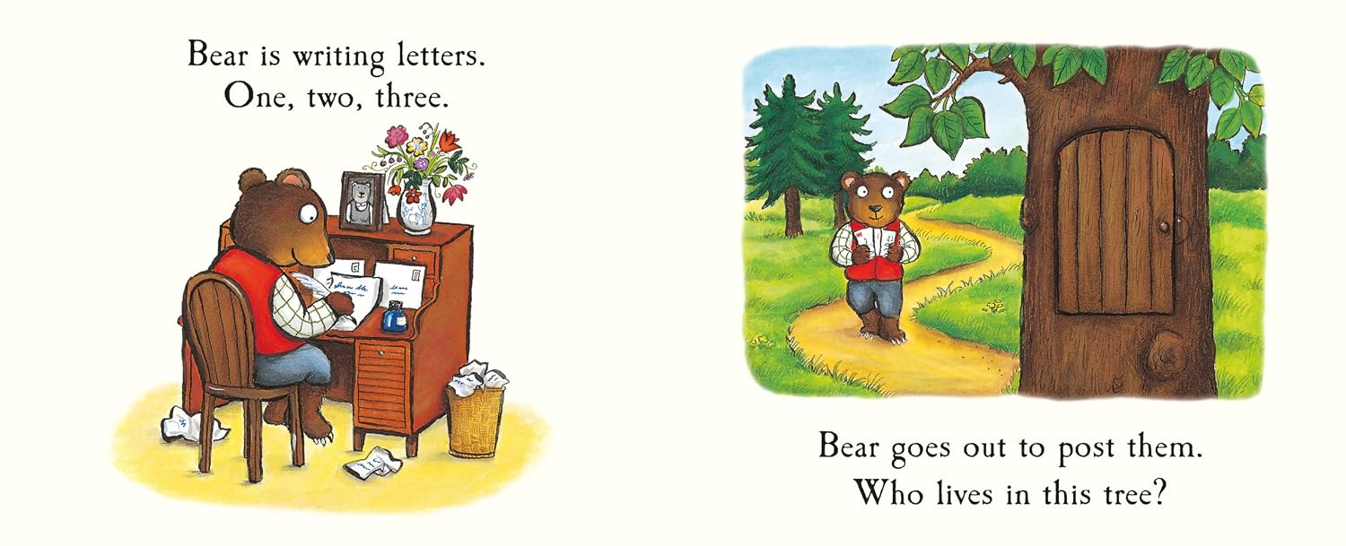Thumbnail 2 de Postman Bear: A Lift-the-flap Book – flapjesboek voor kinderen van 2 tot 5 jaar