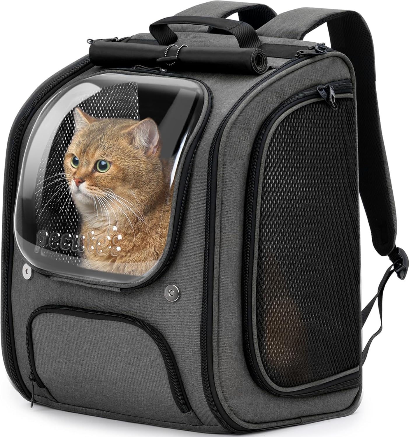 Detalle de pecute Cat Backpack Large Space pet carrier