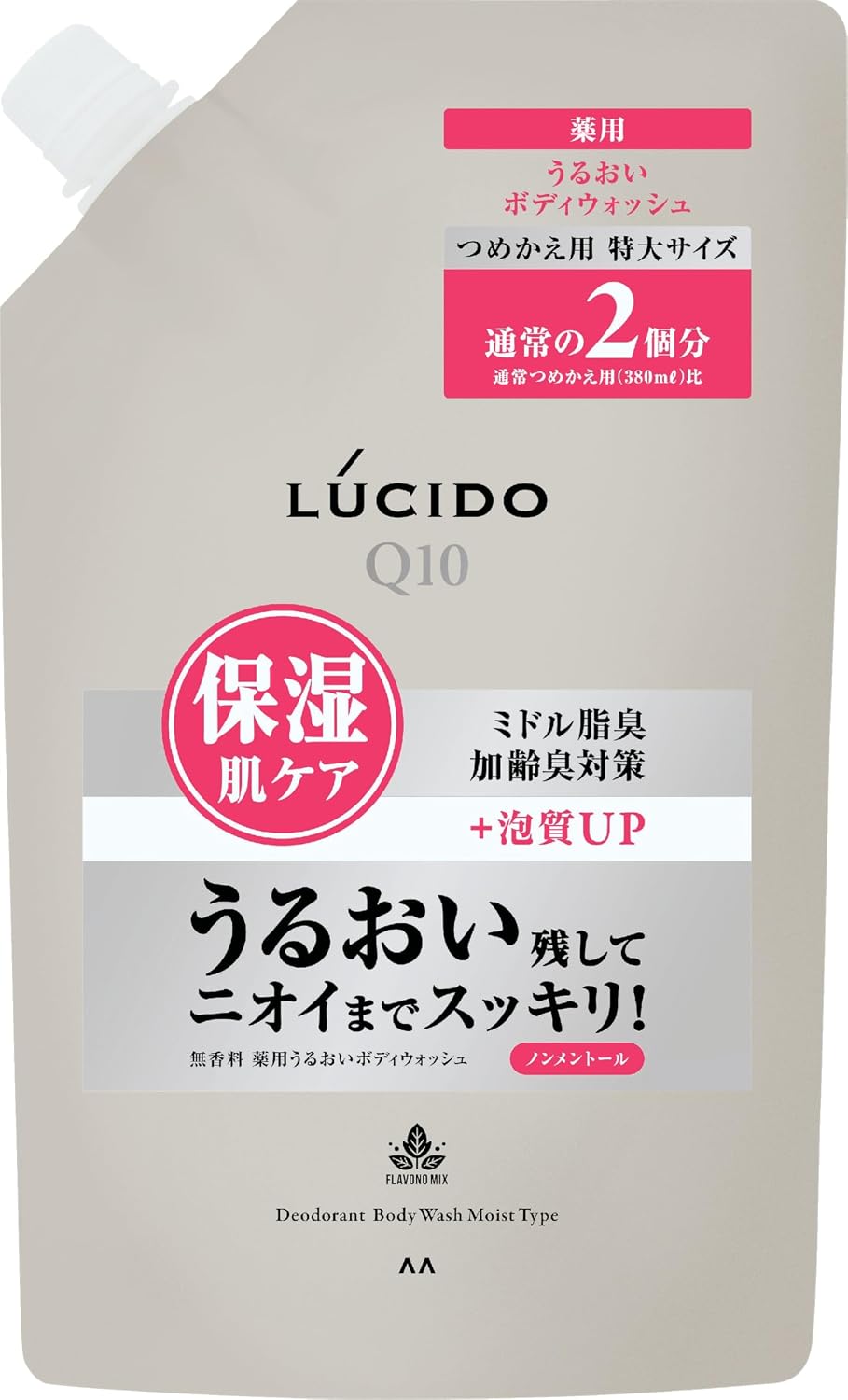 Detalle de LUCIDO-L X884049 薬用デオドラントボディウォッシュ うるおいタイプ 詰め替え用 760mL 無香料