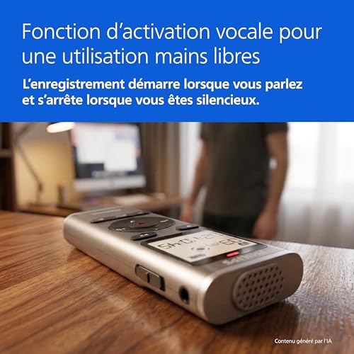 Detalle de Philips DVT1170 VoiceTracer : Enregistreur audio 8 Go avec micro SD, son clair et enregistrement mains libres