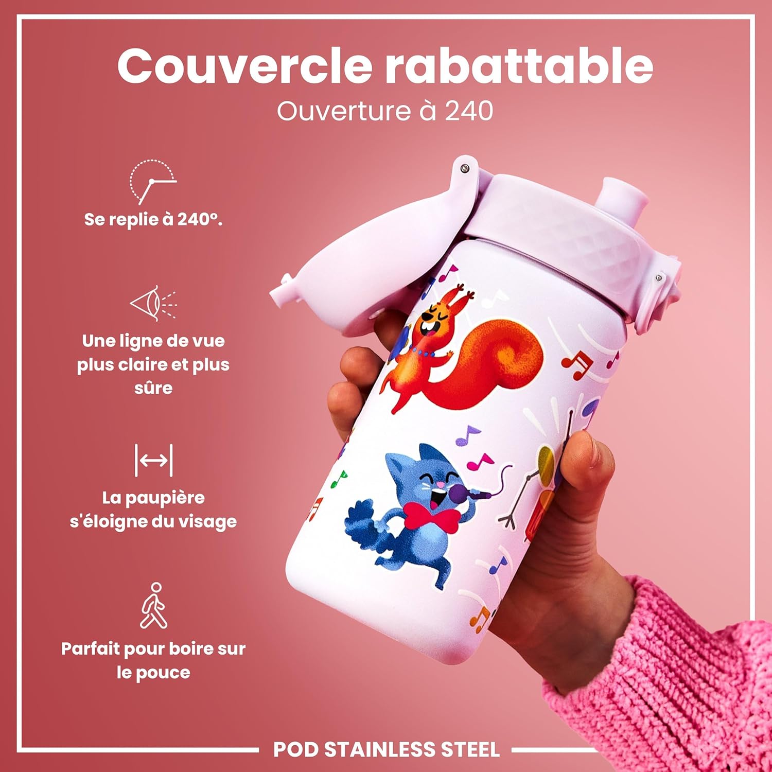 Detalle 2 de Ion8 Gourde 400ml enfant đ„€