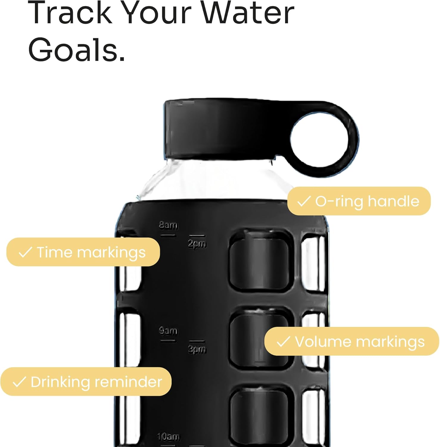 Thumbnail 2 de purifyou 32oz Borosilicate Water Bottle