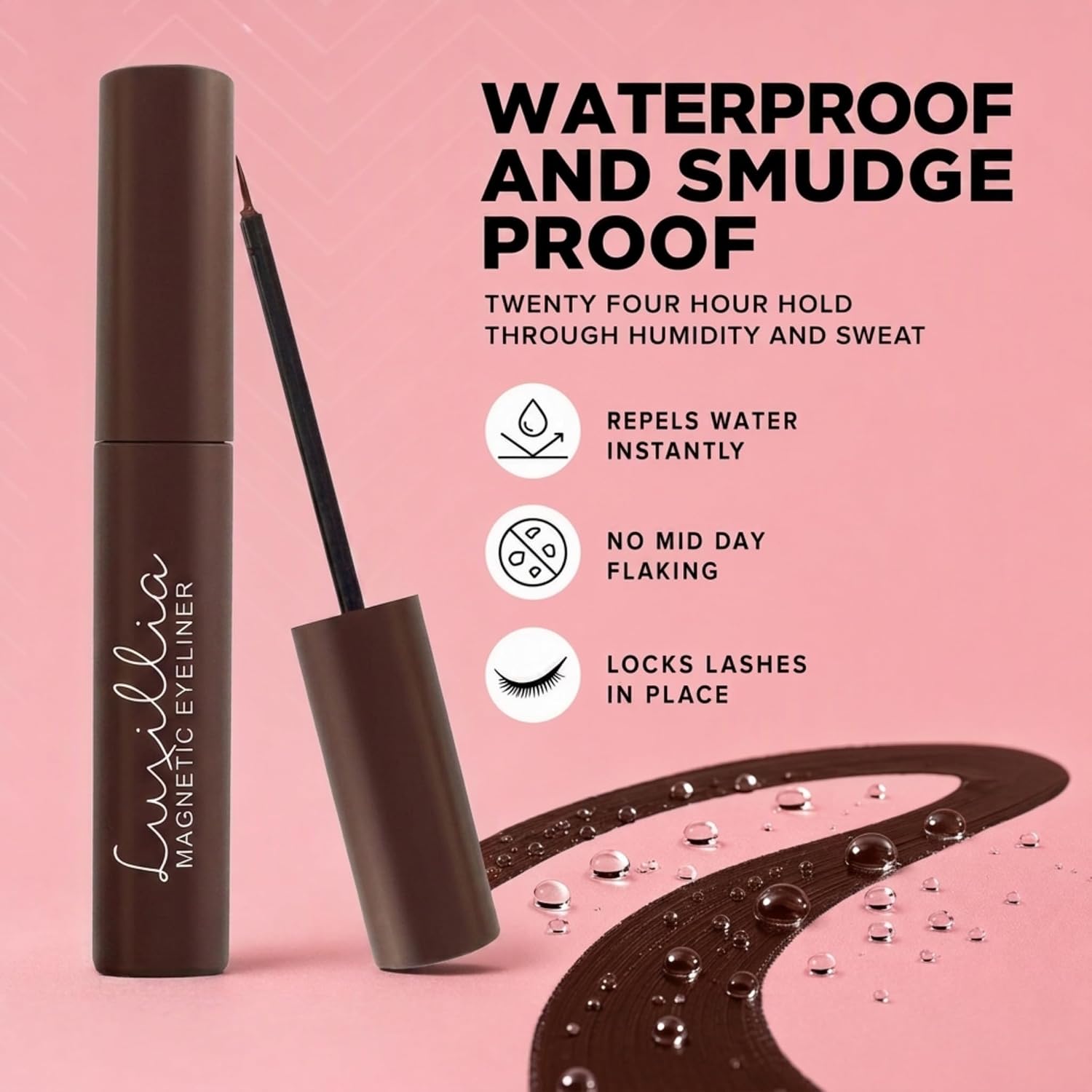 Detalle de Luxillia Magnetic Eyeliner, Brown