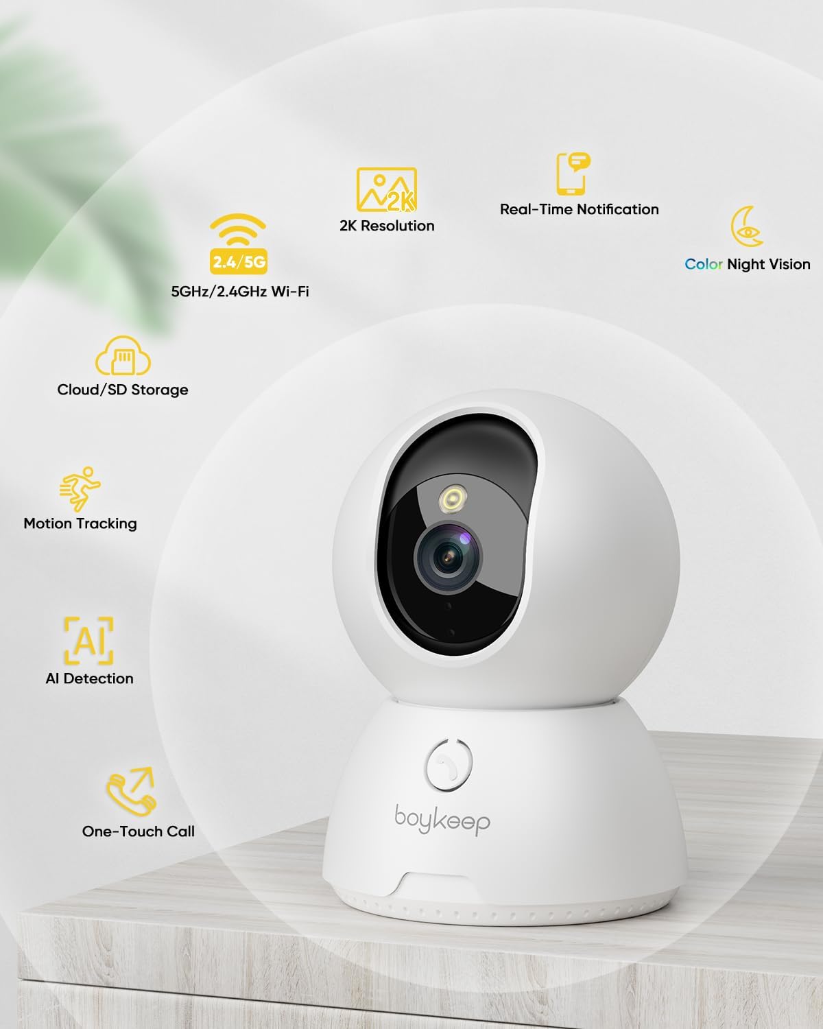 Thumbnail 1 de BoyKeep indoor security camera 2K