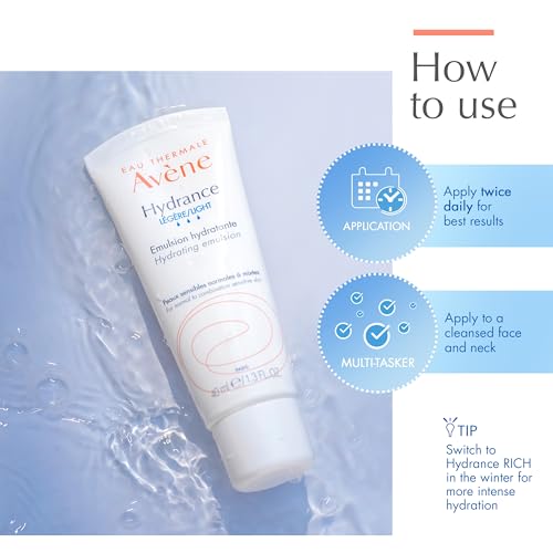 Thumbnail 4 de Avène Hydrance LIGHT Hydrating Emulsion 1.3 oz moisturizer
