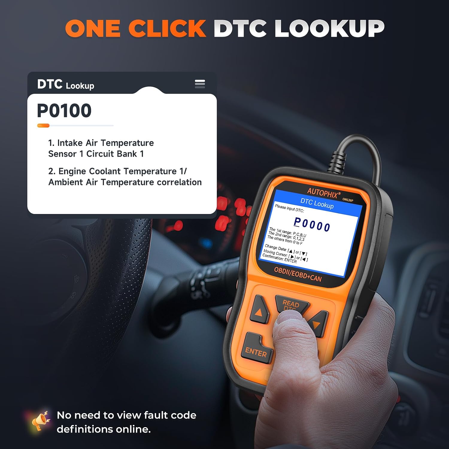 Thumbnail 6 de AUTOPHIX OM126P OBD2 Diagnosegerät