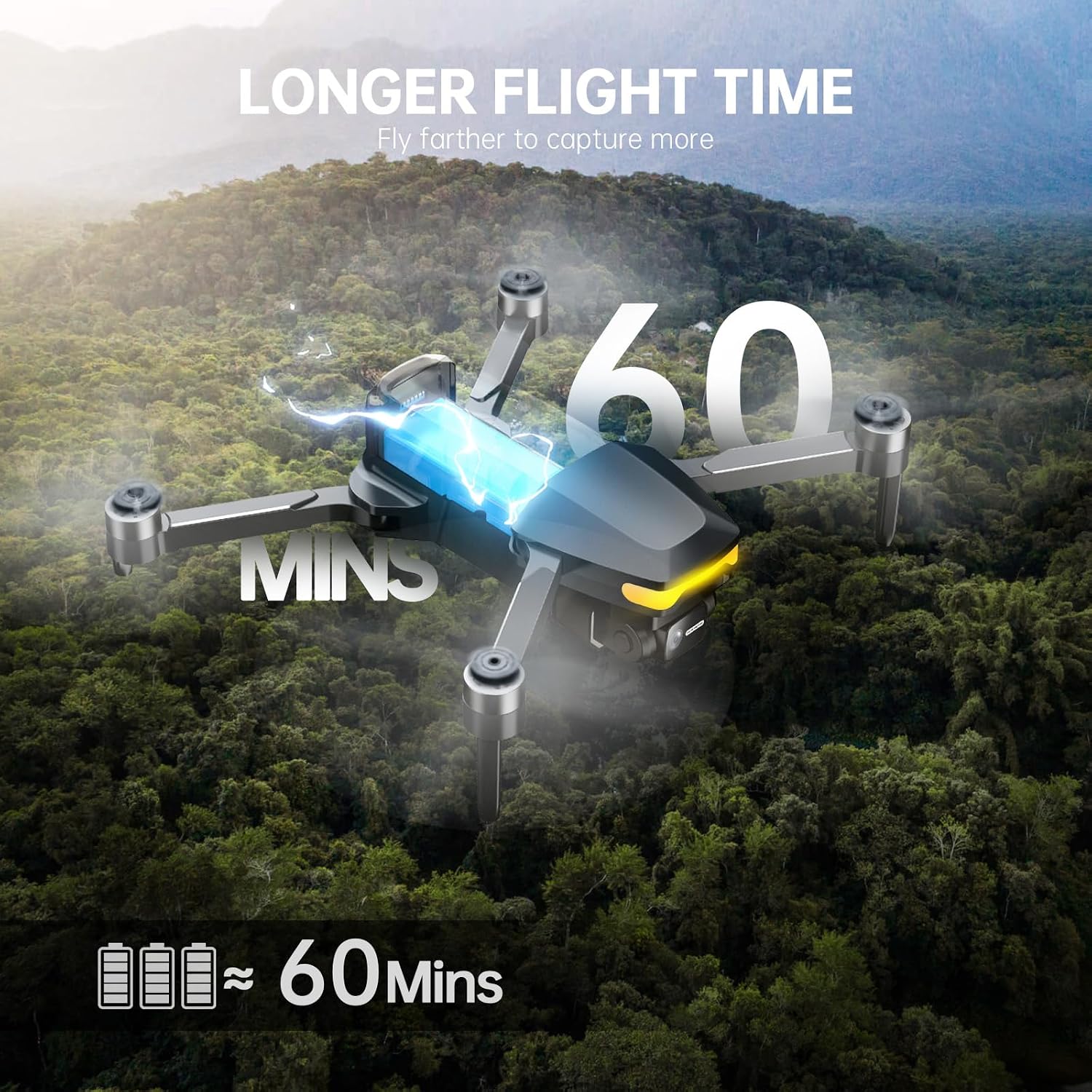 Detalle de REDRIE HK33 Drone with 4K Camera, 2-Axis Gimbal and GPS Flight Modes
