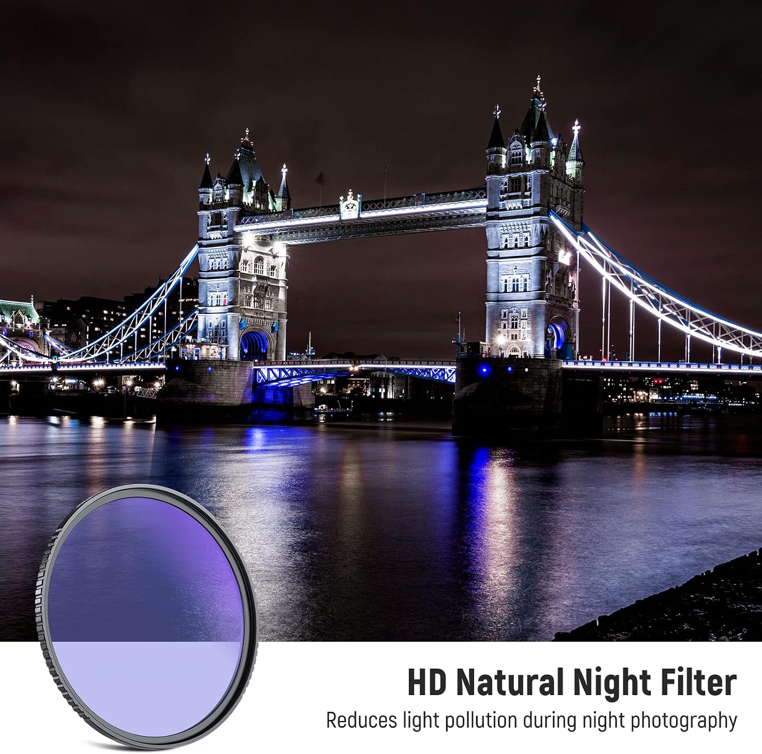 Thumbnail 1 de NEEWER 62mm Natural Night Filter for City Skies