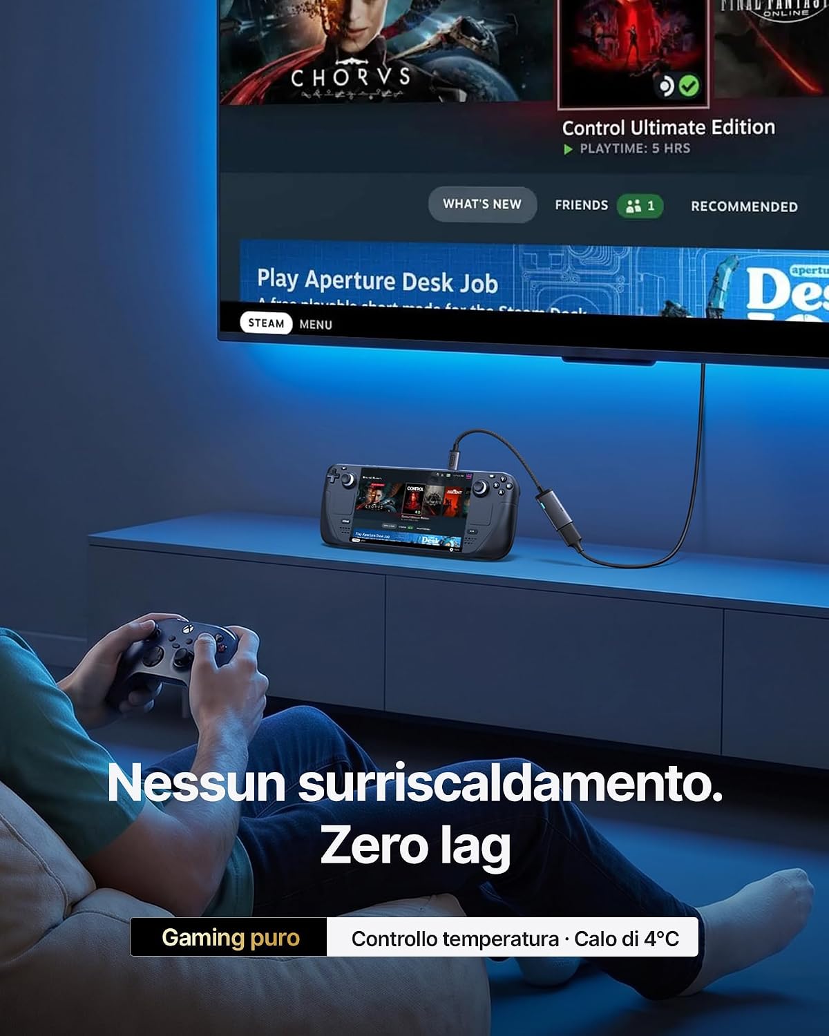 Thumbnail 4 de INIU Adattatore USB C a HDMI con certificazione HDMI ufficiale 4K@60Hz