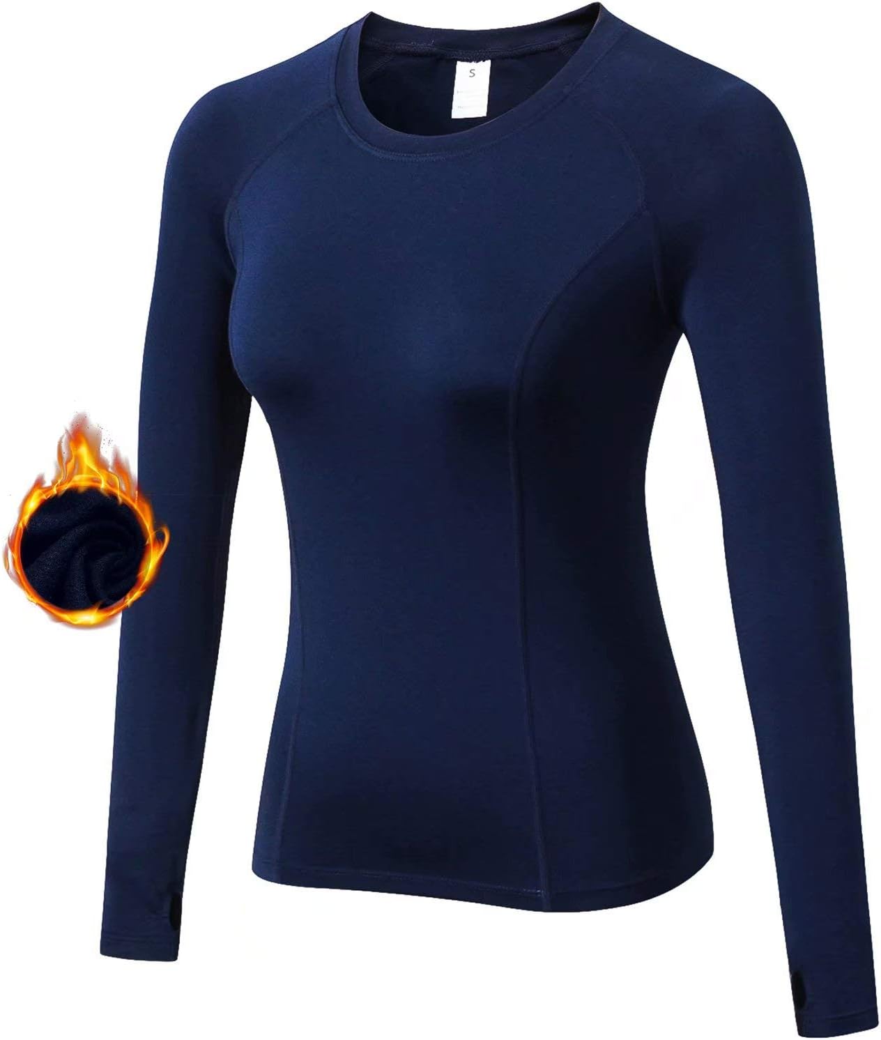 Detalle de Sillictor Women's Thermal Base Layer Top for Sports