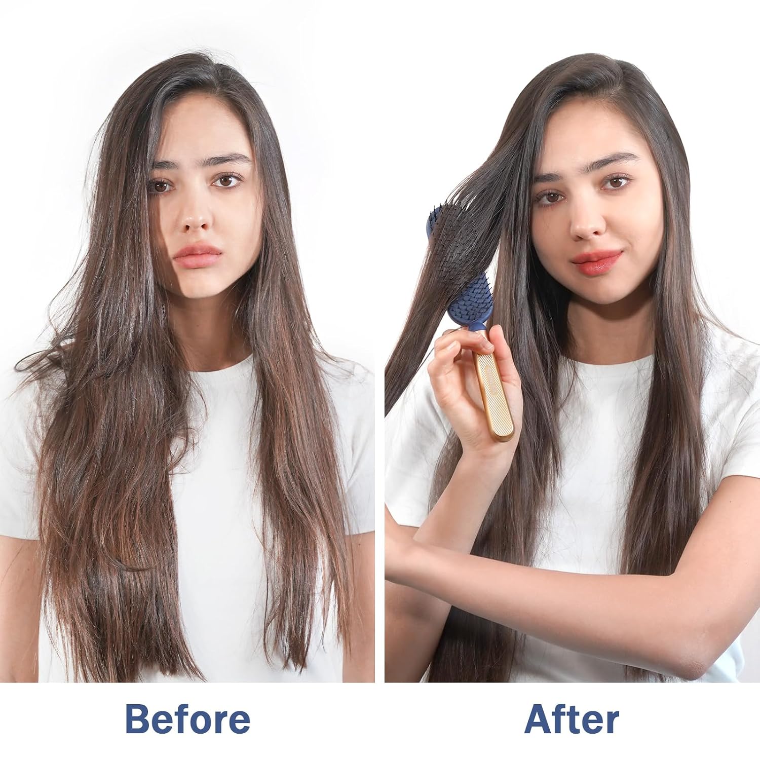 Thumbnail 6 de SHINLEA Slim Hair Brush for Deep Detangling