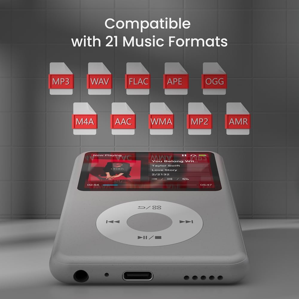 Detalle 2 de 64GB MP3 Player with Bluetooth Y1: Portable Music, Video and Rockbox Compatibility