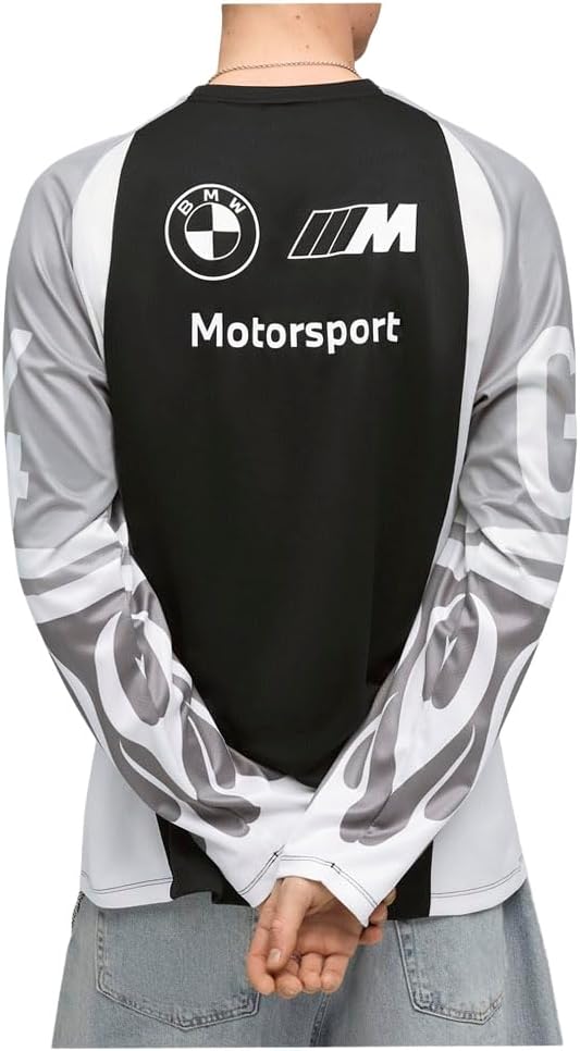 Thumbnail 4 de PUMA Mens BMW M Motorsport Lifestyle Crew Neck Jersey (Black)