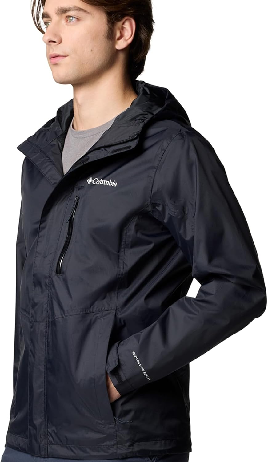 Thumbnail 3 de Columbia Pouring Adventure III Herren-Regenjacke (Omni-Tech) – wasserdicht & atmungsaktiv, Schwarz, Größe M