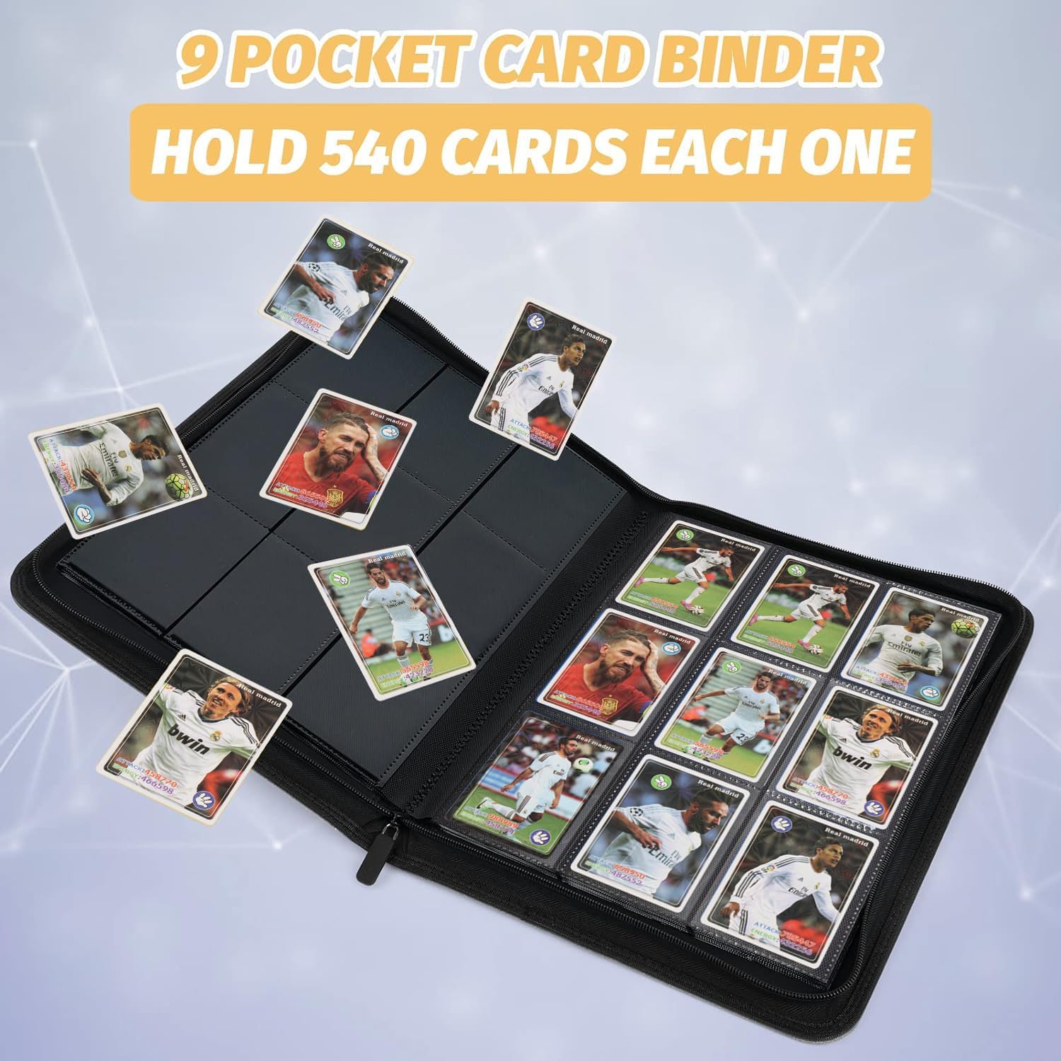 Detalle 2 de Foalgo 9 Pocket Card Binder 540