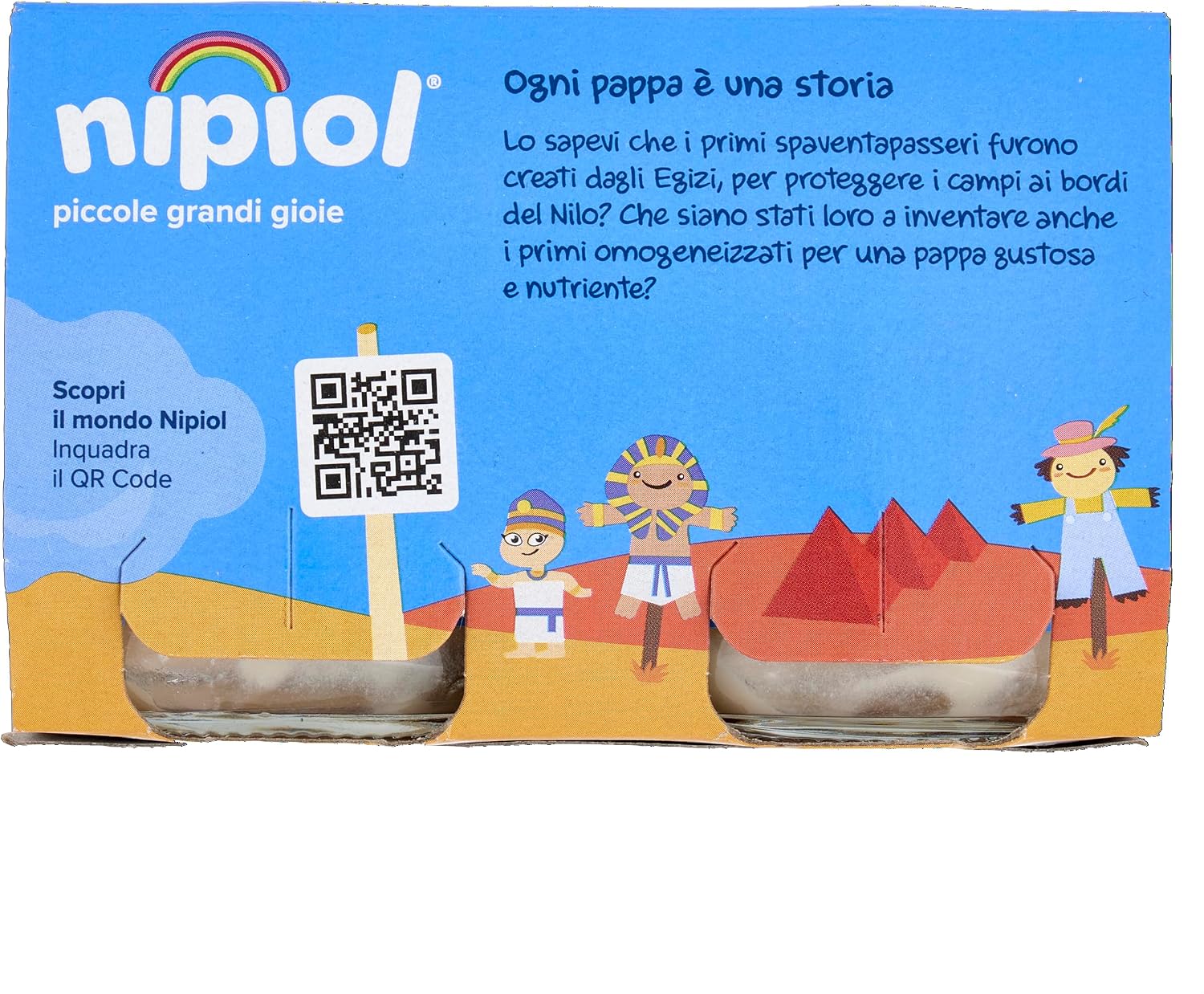 Detalle de Nipiol Omogeneizzato Vitello - 2x120 g, 12 confezioni: omogeneizzato di carne 100% vitello senza sale aggiunto