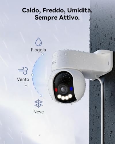 Thumbnail 6 de Imou Talos 2K/3MP Telecamera WiFi da Esterno – Sorveglianza 360° con Faretto Intelligente