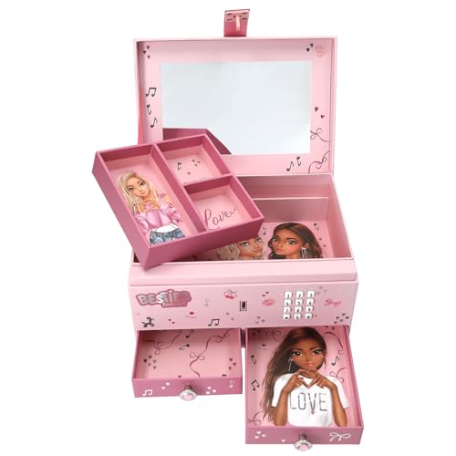 Detalle de Depesche 13724 TOPModel My BFF – Joyero Grande en Rosa con Sonido y Espejo
