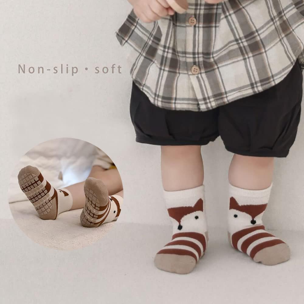 Thumbnail 3 de FedMois Baby Sneaker Socken ABS rutschfest 5er Pack