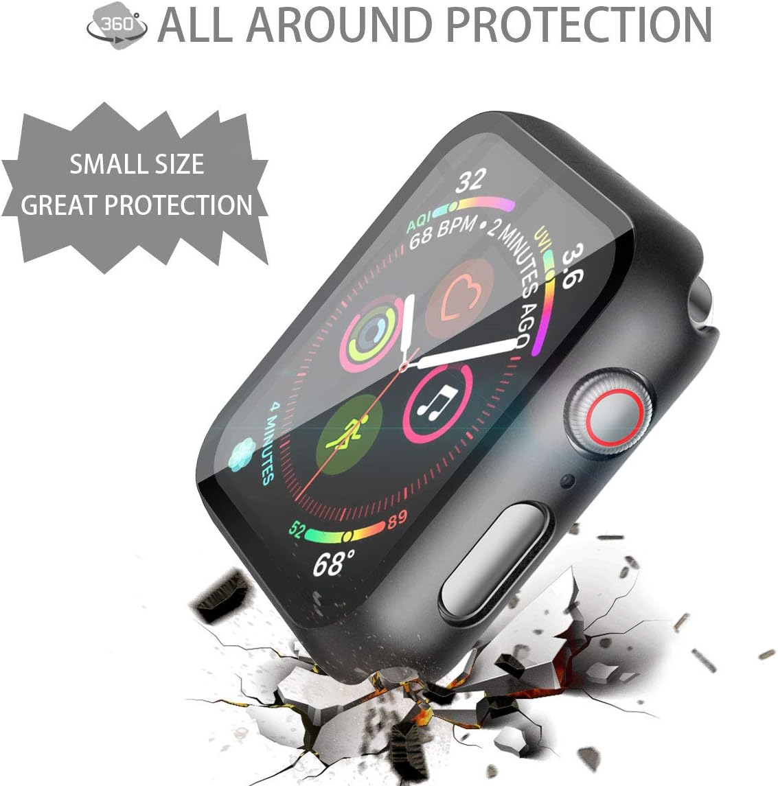 Thumbnail 3 de Misxi 44mm hard case duo with tempered glass