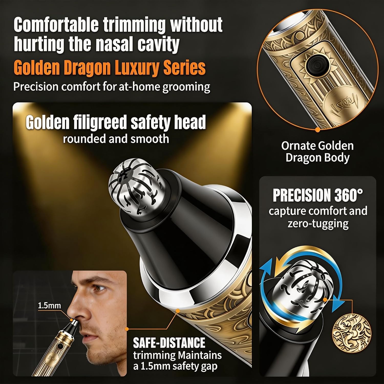 Thumbnail 6 de Hair Clippers for Men Professional 4-in-1 Grooming Kit with Long Battery Life
