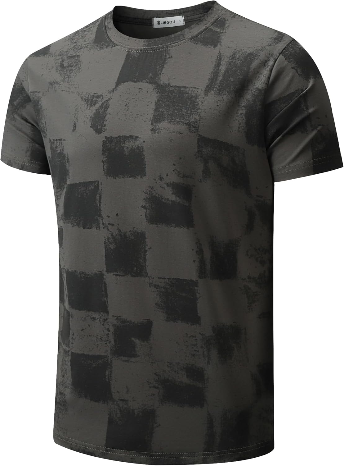 Thumbnail 6 de RONOMO Herren T-Shirt 95% Baumwolle / 5% Spandex – Hautfreundlich, Mikroelastisch, mit Graffiti-Druck