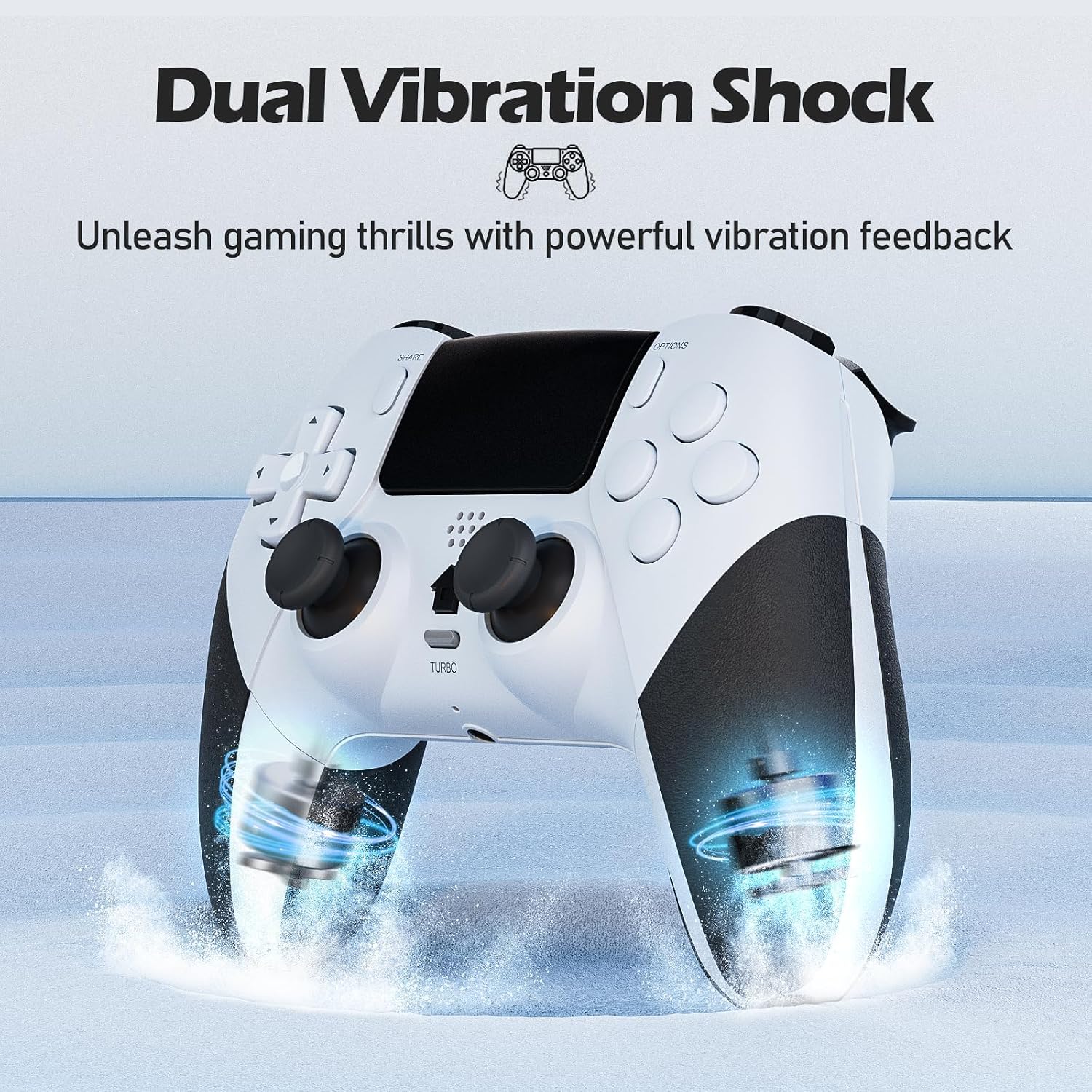 Detalle 2 de CHEREEKI PS4 Controller mit 8 Metern Reichweite
