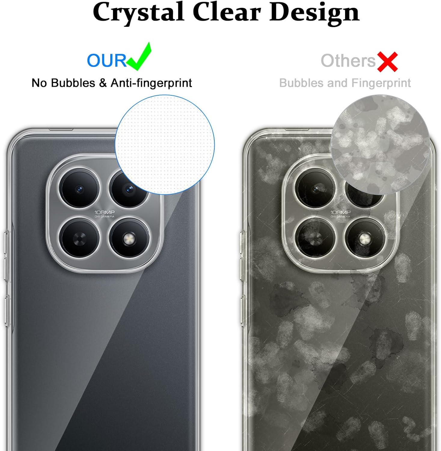 Thumbnail 4 de LiiLaa Schutzset für Xiaomi Redmi Note 15 4G/5G & Poco M8 5G: 9H Panzer-Schutzglas + transparente TPU-Hülle