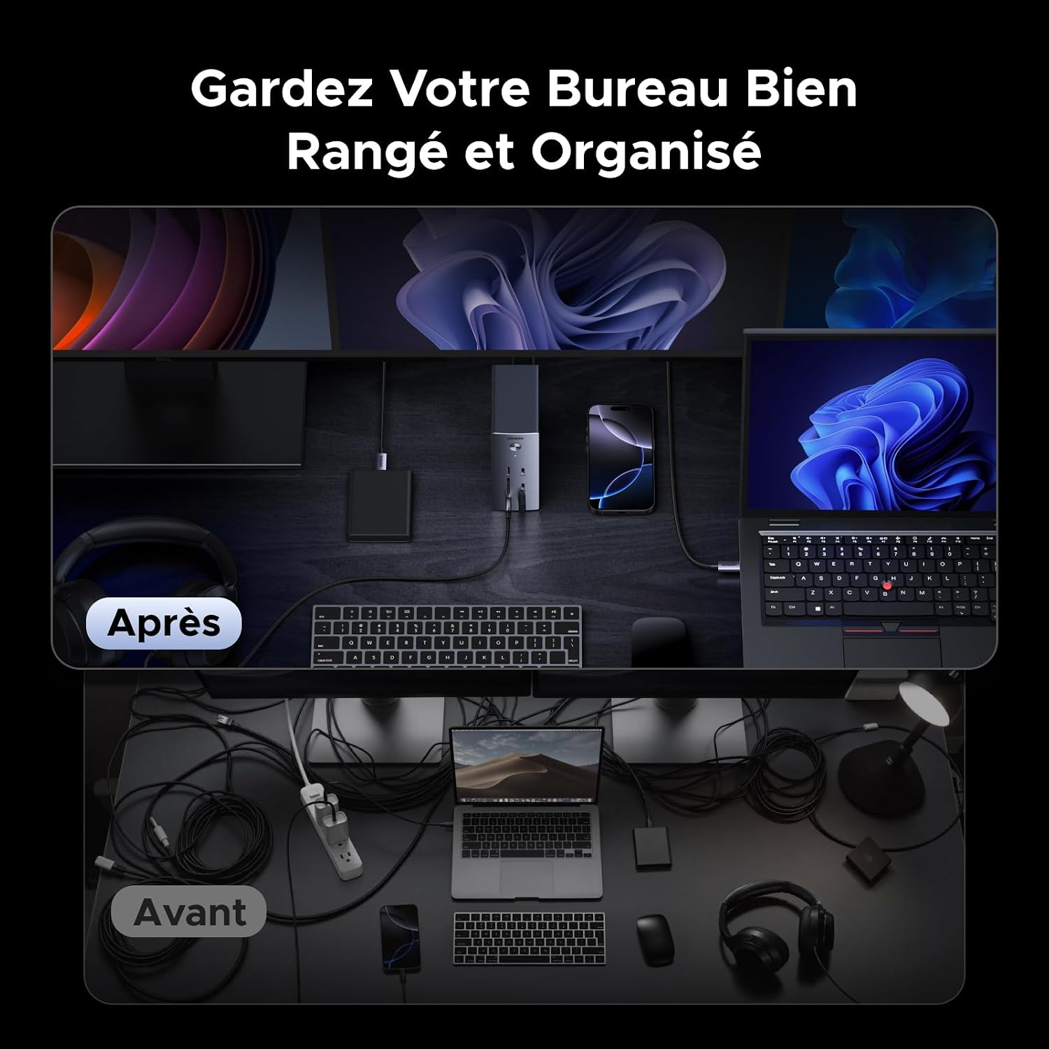Thumbnail 6 de UGREEN Revodok Pro station d'accueil 14 en 1