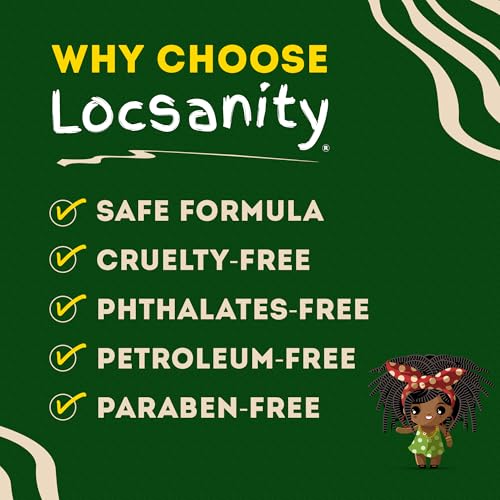 Detalle de Locsanity Dreadlock Hair Scalp Detox: Deep Cleansing Powder for Locs & Natural Hair