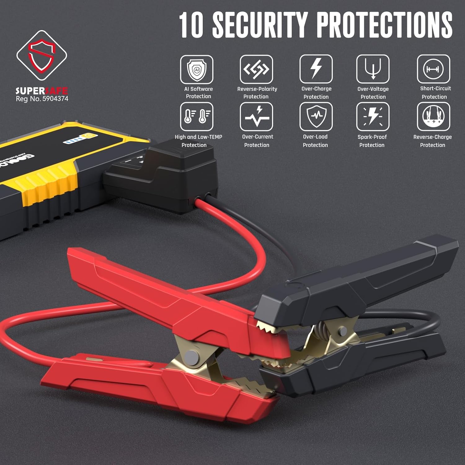 Thumbnail 3 de GOOLOO GP4000 Avviatore batteria 4000A