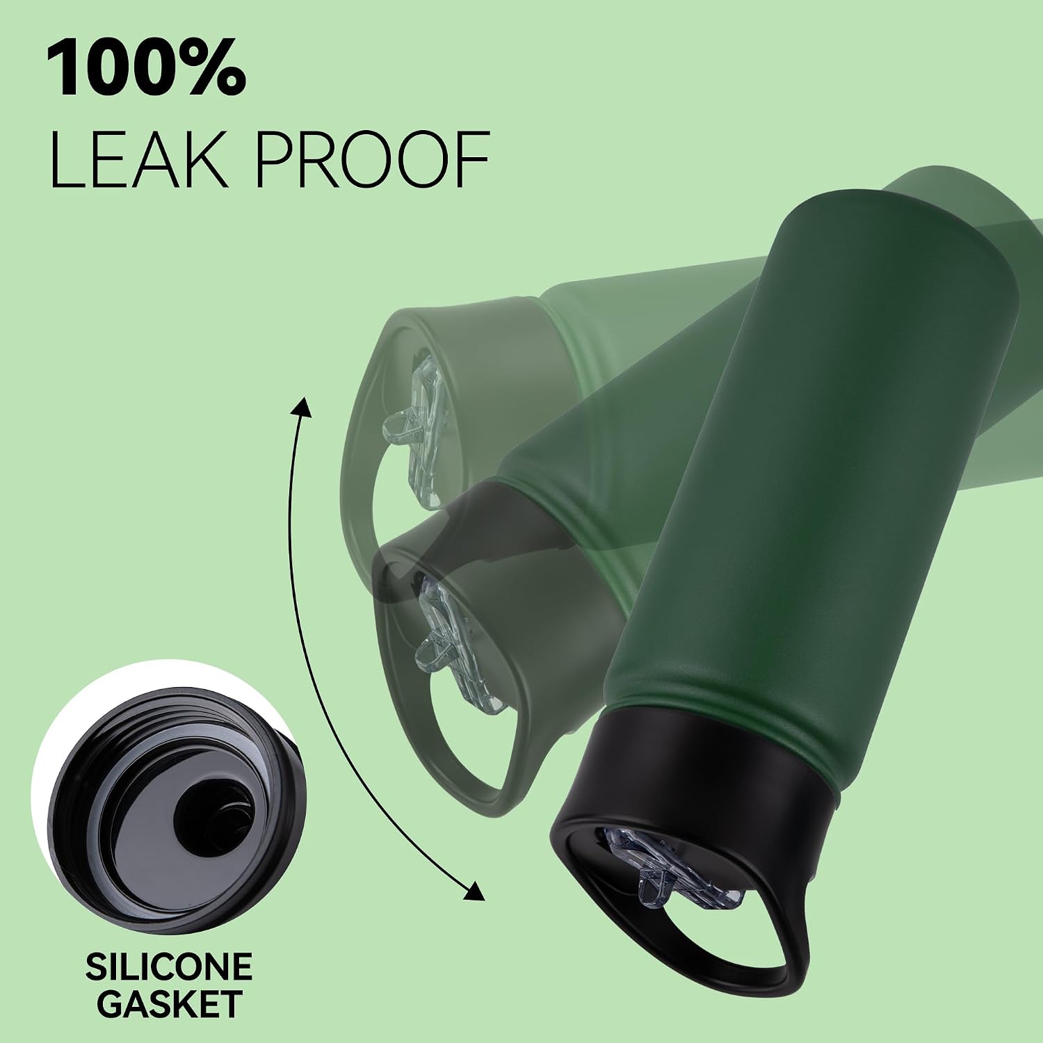 Thumbnail 3 de VQRRCKI Insulated Water Bottle 16 oz