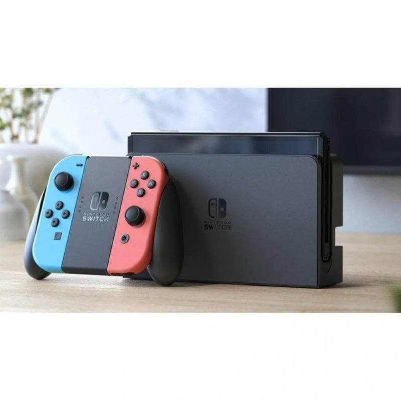 Thumbnail 1 de Nintendo Switch OLED 7" Azul Neón/Rojo Neón