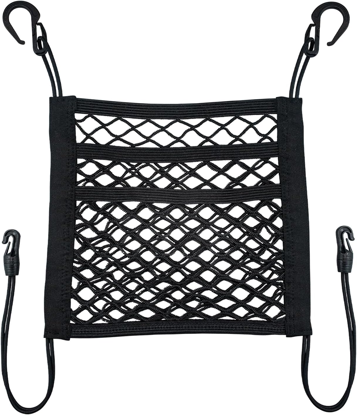 VEHIRIE Gepäcknetz für Autositz 30 x 27 cm